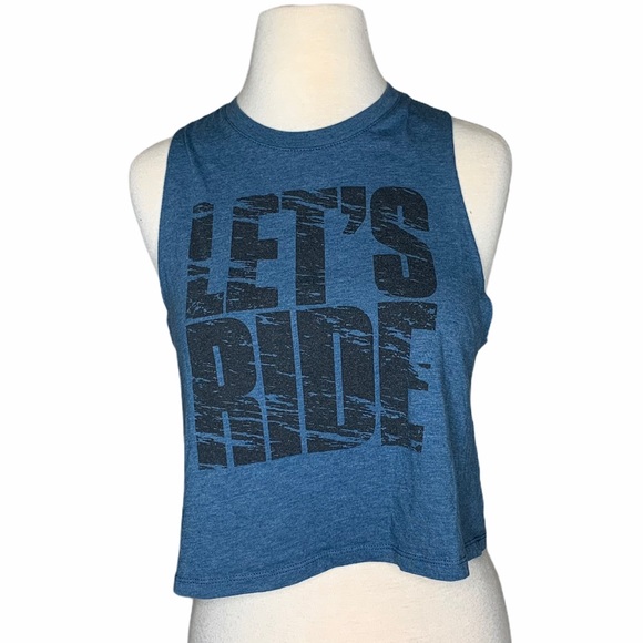 starcycle Tops - Starcycle racer back cropped tank